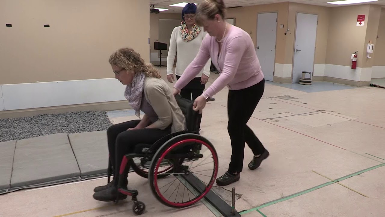 Manual Wheelchair Skills Test With Caregiver After Training | With ...