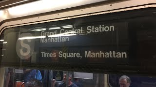 IRT 42nd Street Line: R62A (S) Train Ride from Grand Central to Times Square via Track 3