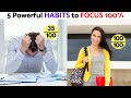 5 Habits of Highly Focused People #howtofocus