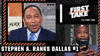 THE COWBOYS ARE #1️⃣ on Stephen’s A-List & Swagu captures the moment on his phone 😆 | First Take