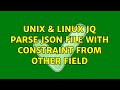 Unix & Linux: jq: parse json file with constraint from other field