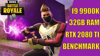 fortnite rtx 2080ti intel core i9 9900k 32gb ram test - fortnite rtx 2080