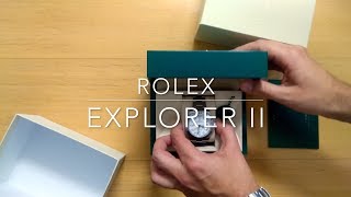 Rolex Explorer II unboxing