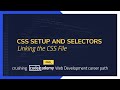 Crushing Codecademy PRO WEB DEVELOPMENT career path Challenge - Linking the CSS File