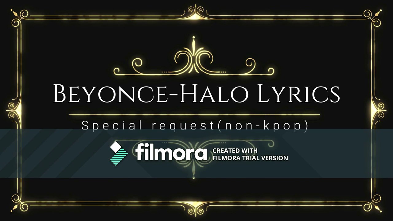 Beyonce-Halo Lyrics - YouTube