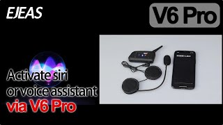 EJEAS V6 Pro | activate siri or voice assistant via V6 Pro