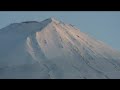 河口湖（４）　夕刻の富士山を望む！