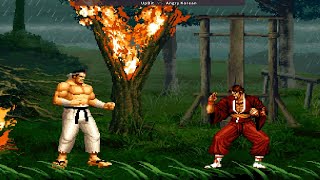 KOF95 The King Of Fighters 95  | Fightcade 拳皇95 UpBit (kr) vs Angry Korean (kr) 킹오브파이터즈95 23.04.2022