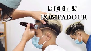 Panibagong kaalaman! Paano maggupit ng POMPADOUR | tagalog tutorial