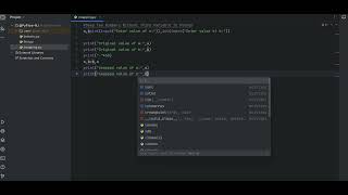 Swap Two Numbers Without Third Variable in Python