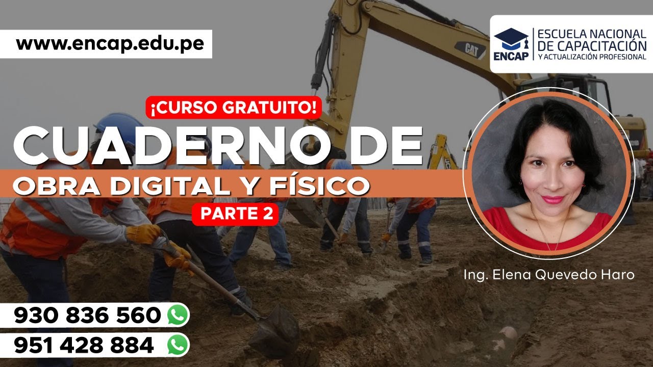 CURSO: CUADERNO DE OBRA FÍSICO Y DIGITAL PARTE II - 2023 - YouTube