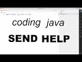 coding in java until i get an error