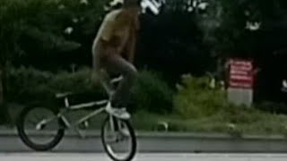 ハングファイブtoバックワーズヒッチハイカーtoフロントヤードtoバックワーズヒッチハイカー【BMX FLATLAND】