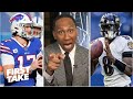 FIRST TAKE | Lamar Jackson will show Josh Allen why he's MVP! - Stephen A. on Bills-Ravens Week 4