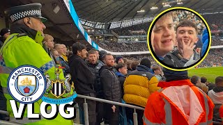 Police SEPARATE City \u0026 Toon Fans! Man City 4-0 Newcastle Matchday Vlog