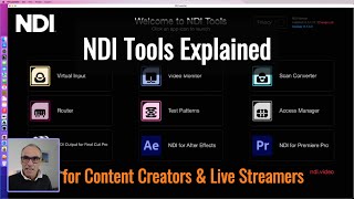 NDI Tools - Launcher Application Explained