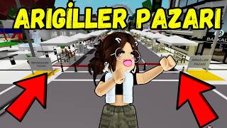 BROOKHAVEN'DA ARIGİLLER PAZARI AÇIYORUZ😊AYŞEM ECE ARI💥ARIGİLLER🐝ROBLOX BROOKHAVEN🏡RP