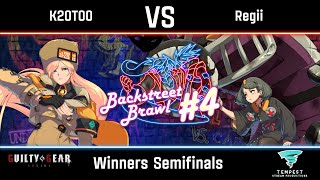 K20T00 (Millia) vs Regii (Bedman?) - Strive Winners Semifinals - Backstreet Brawl #4