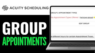 How to Group Appointments on Acuity Scheduling 2025 (EASY GUIDE)