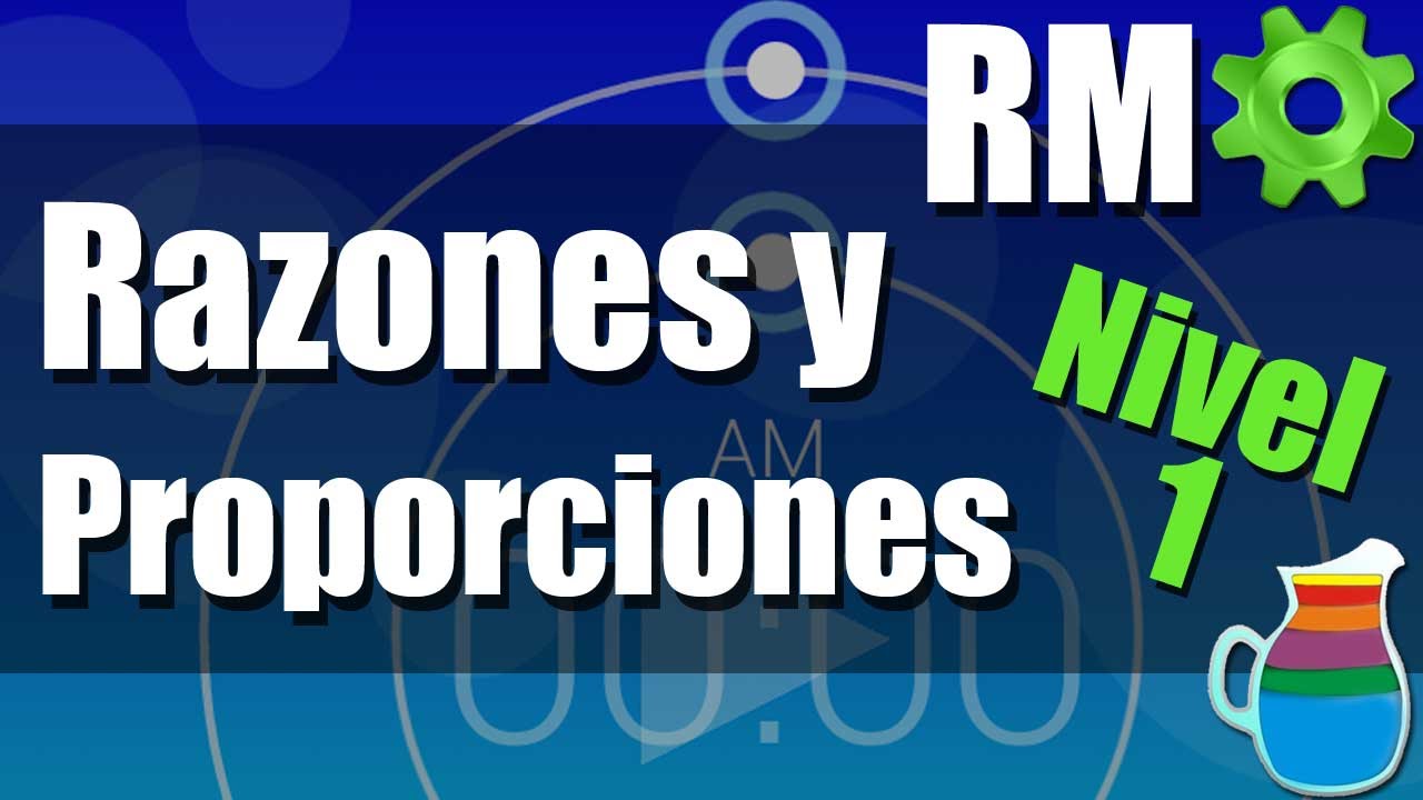 Razones Y Proporciones - Ejercicios Resueltos - Nivel 1 - YouTube