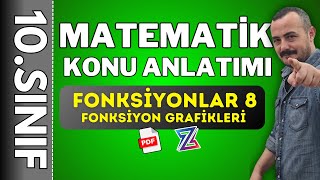 10. Sınıf matematik |  fonksiyonlar 8 |  fonksiyon grafikleri 🚩PDF 🚩