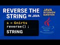 Reverse the String in Java | Java interview question