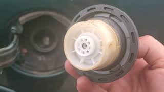 locking gas cap removal lost key