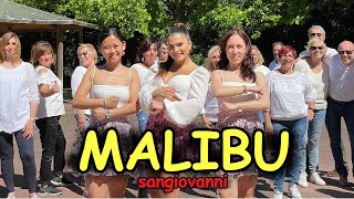 MALIBU - Sangiovanni | Amici | COREOGRAFIA | Ballo gruppo | baile en linea | line DANCE HIT ESTATE