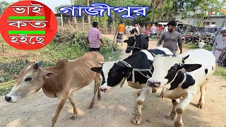 গাজীপুরের কালীগঞ্জের বিখ্যাত চুপাইর গরুর হাট থেকে বিক্রি  হওয়া গরু ছাগলের দাম জানুন ।(@SafolloTv 24)