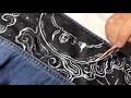 diy how to paint your denim jacket with acrylic paint