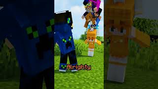 Oxy Carries her Friends in Minecraft! #Shorts