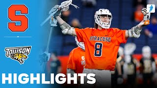 Syracuse vs Towson | NCAA College Lacrosse | Highlights - February 10, 2025