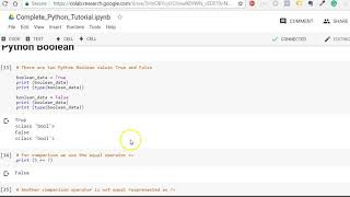 7 - Python Boolean Data Type
