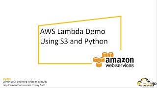 AWS Lambda using Python and S3 #AWS #lambda #python #boto3 #s3