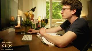 6-HOUR | Study With Me LIVE | Deep work, Two breaks