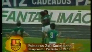 OSMAR SANTOS Palmeiras 2 x 0 Corinthians 1979 Gols de Jorge mendonça