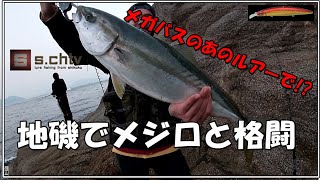 【ベイトショアジギング】地磯で青物を釣る