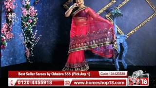 HomeShop18.com - Best Seller Sarees by Chhabra 555 (Pick Any 1)