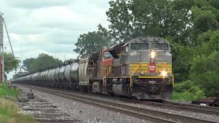 CSX K635 with CP 7013 on the point in Deshler, OH