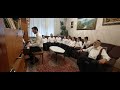 Shuvo Yisroel Cantor Benjamin Muller and family at his home