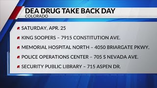 Dispose of unused drugs at DEA Take Back Day on Saturday