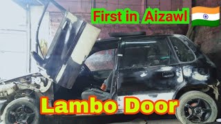 Maruti Zen Modified installed  Lambo Door, Sicssor Door Episode1 || DIY- how to install Lambo door