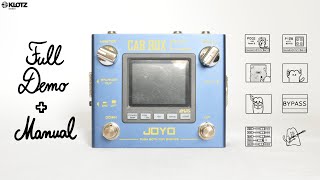 Joyo R-08 Cab Box | FULL DEMO w/ OD + video manual + tips | Power amp, mic & cab sim, EQ, IR loader!