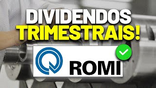 MICROCAP FORA DO RADAR? Indústrias Romi (ROMI3): Dividendos trimestrais e boas perspectivas!