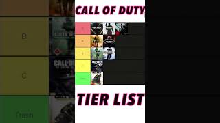 Ranking Every Call of Duty Tier List | Tier List #Shorts