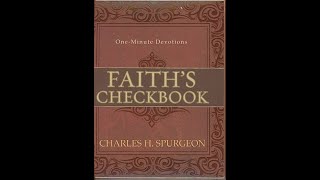 Charles Spurgeon Faith Cheque Book - Nov 07 || చార్లెస్ స్పర్జన్ విశ్వాసపు చెక్ బుక్ - నవంబరు 07