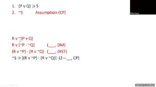 8G Conditional Proof example 1