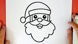HOW TO DRAW SANTA CLAUS | DRAWINGS LAND