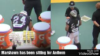MARSHAWN LYNCH PROTEST ANTHEM STANDS FOR MEXICAN ANTHEM