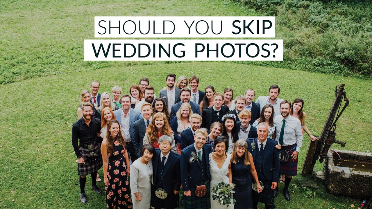 Should You Skip Your Wedding Formal Photos? - YouTube